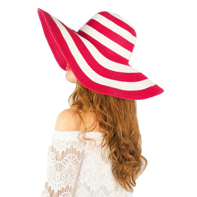 chapeau-paille-rayures-blanc-rouge-mister-feria