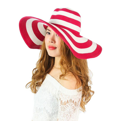 chapeau-paille-rayures-rouge-blanc-mister-feria