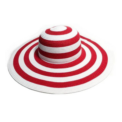 chapeau-paille-rayures-rouge-mister-feria