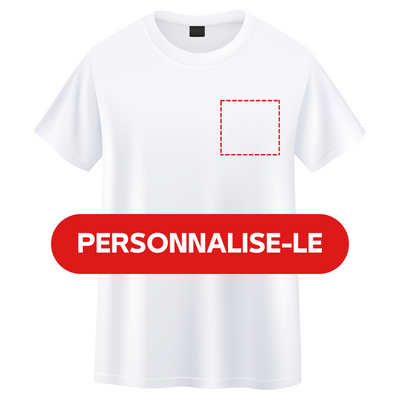 T-shirt féria personnalisable cœur