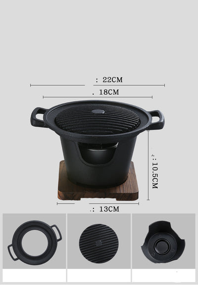 Mini barbecue circulaire