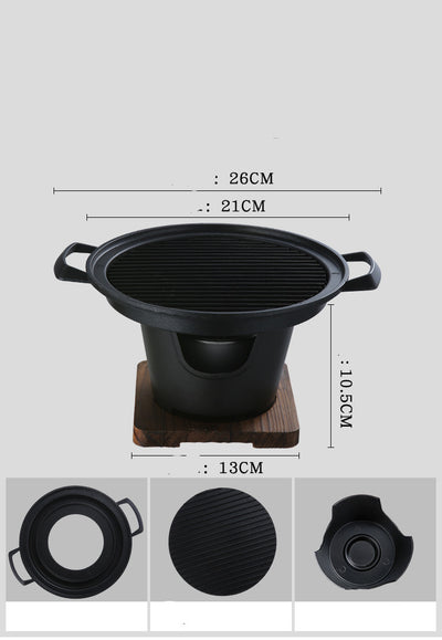 Mini barbecue circulaire