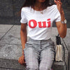 T-shirt « Oui  » femme